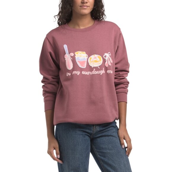 PACIFIC & CO Rosewood Sourdough Crew Neck Sweatshirt - Picture 1 of 2